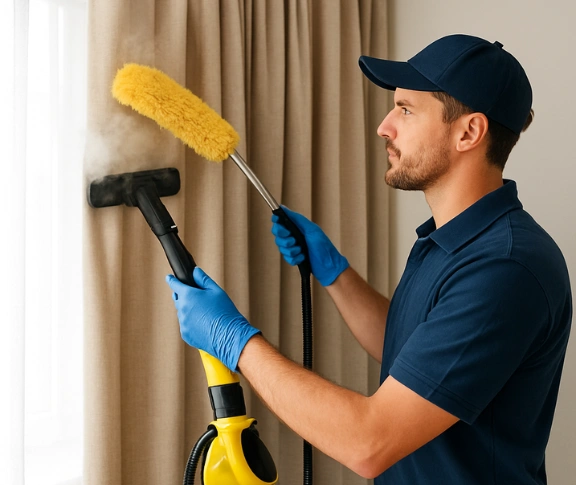 Trusted blind cleaning technician Matty Curtain Cleaning glenorie-nsw QLD